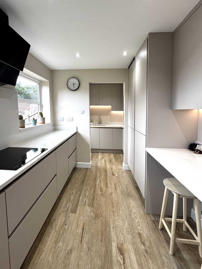 Recent Projects | How We Designed a Calm Contemporary Kitchen & Utility Room in Redditch