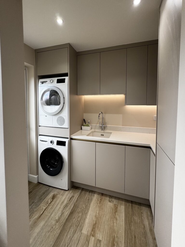 Recent Projects | How We Designed a Calm Contemporary Kitchen & Utility Room in Redditch