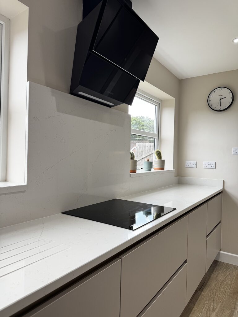 Recent Projects | How We Designed a Calm Contemporary Kitchen & Utility Room in Redditch