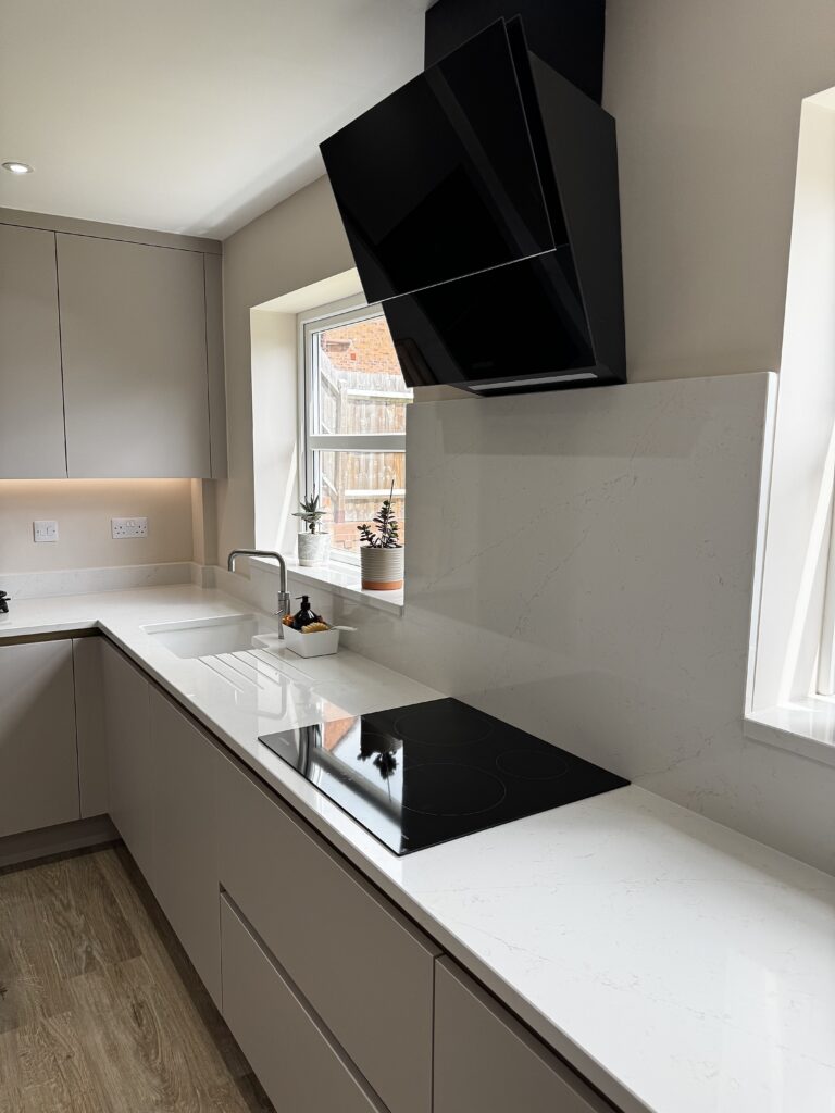 Recent Projects | How We Designed a Calm Contemporary Kitchen & Utility Room in Redditch