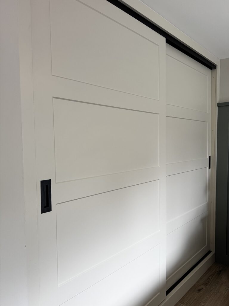 Recent Projects | Made to Measure Sliding Wardrobes in Redditch – A Luxury Shaker Bedroom Transformation Recent Projects | Made to Measure Sliding Wardrobes in Redditch – A Luxury Shaker Bedroom Transformation