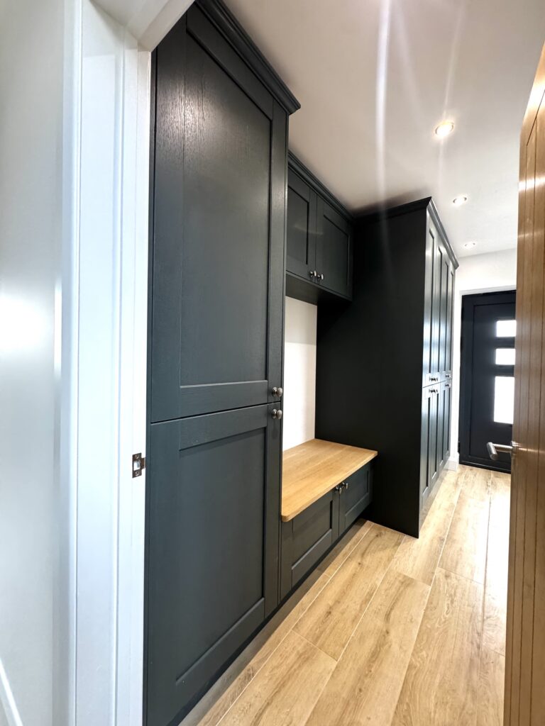 Recent Projects | A Kitchen Designed for the Next Generation: A Bespoke Reed Green & Taupe Kitchen